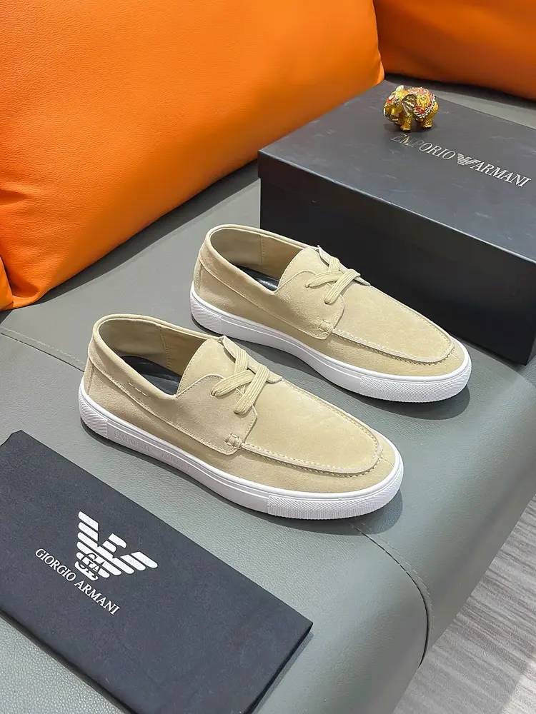 Armani slip-on shoes