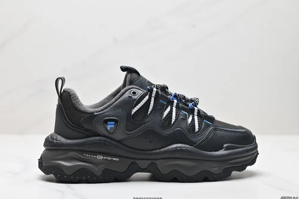 FILA men’s shoes lava shoes dad shoes leather sneakers 2024 winter new style T12M341113FBB