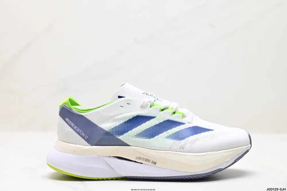 Adidas adizero BOSTON 12 M summer breathable mesh racing running shoes Boost cushioning sole