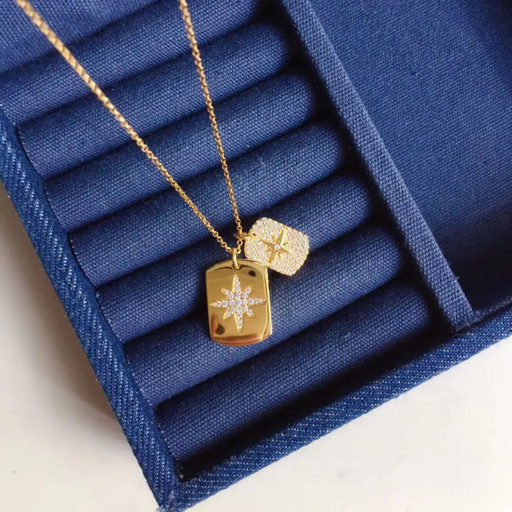 Apm monaco rice tag necklace