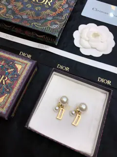 Dior new style earrings beautiful simple and elegant fashionable and generous