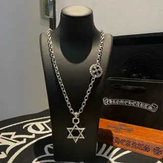 Chrome Hearts Cross Heart Necklace