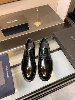 Dolce & Gabbana shiny leather business casual men’s shoes loafers
