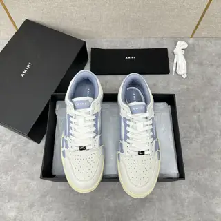 AMIRI couple style street style high version AMIRI bone shoes 20FW RUNWAY SKEL TOP