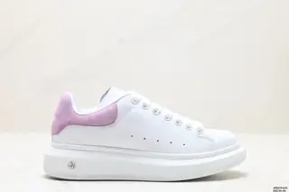 Italian luxury brand Alexander McQueen Sole Leather Sneakers low-top fashion thick-soled