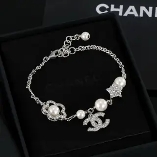 Chanel Star Pearl Camellia Bracelet