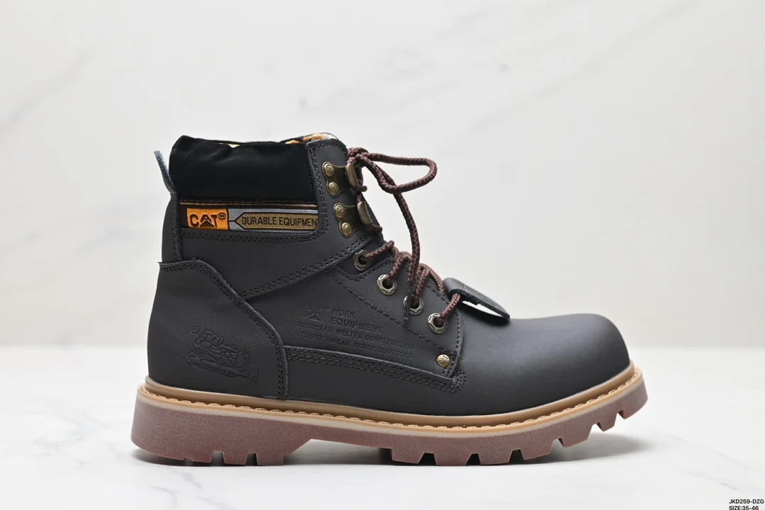CAT steel toe anti-smash Martin boots men’s high-top work boots autumn big toe shoes