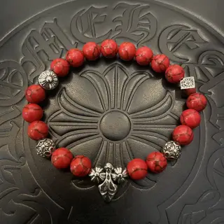 Chrome Hearts classic retro multi-element turquoise bracelet