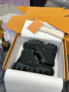 Louis Vuitton yellow boots series