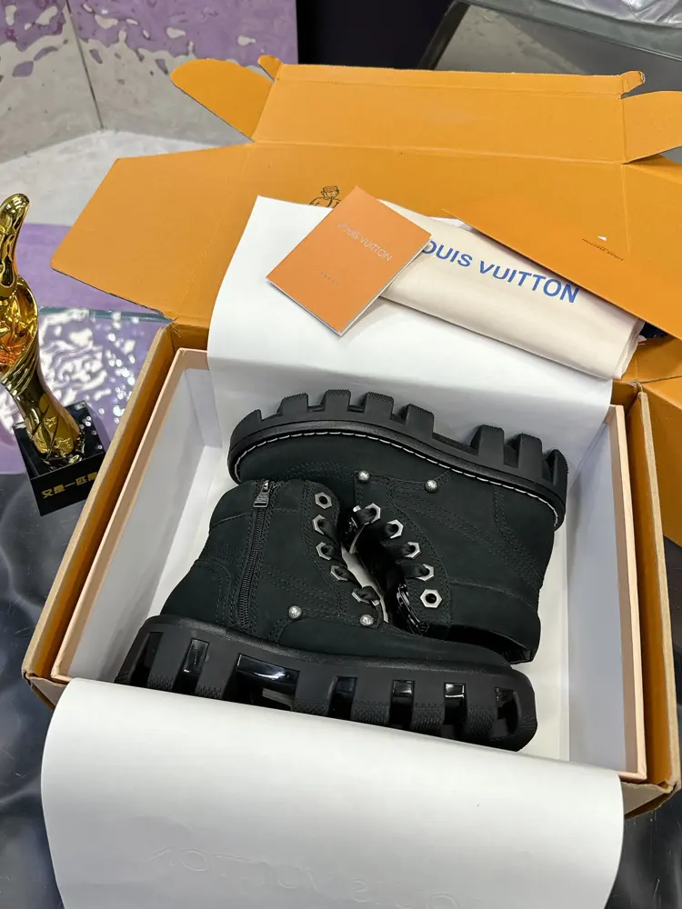 Louis Vuitton yellow boots series