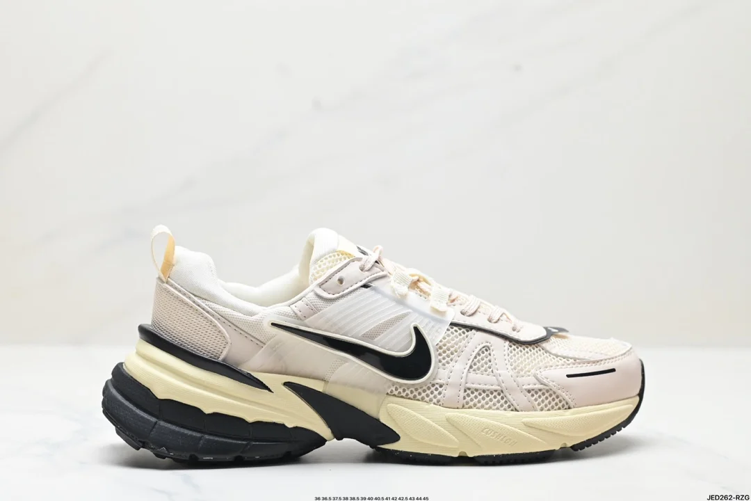 Nike V2K RUN running shoes retro style mesh breathable sports shoes gray and silver tight FD0736-101