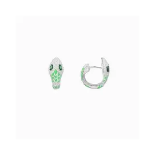 Apm monaco small fluorescent snake earrings