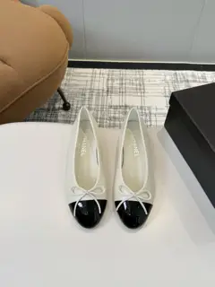Chanel classic slingback ballet flat shoes