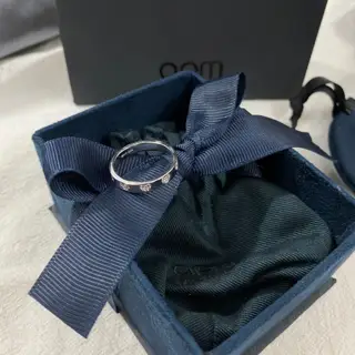 APM Monaco love ring silver white gift for girlfriend fashionable ring female design