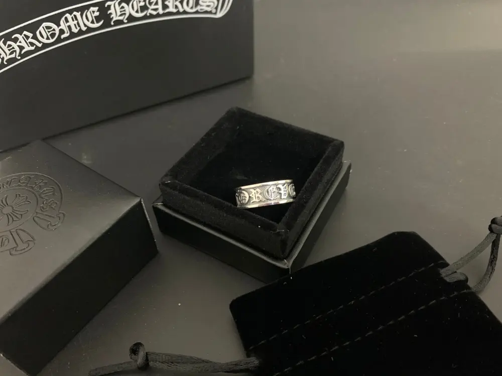 Chrome Hearts Eternity Letter Ring for Men and Women