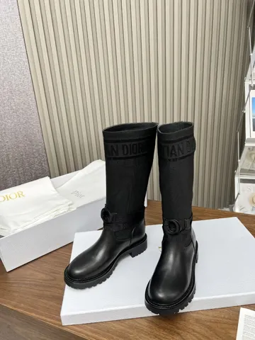 Dior autumn and winter boots retro work boots one-step