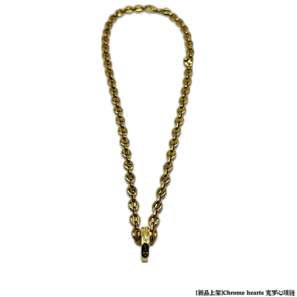 Chrome Hearts gold necklace