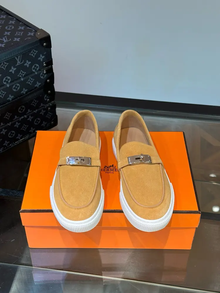 Hermes classic men’s slip-on loafers