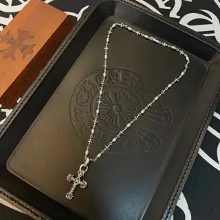 Chrome Hearts Classic Vintage Multi-element Necklace Cross Pendant