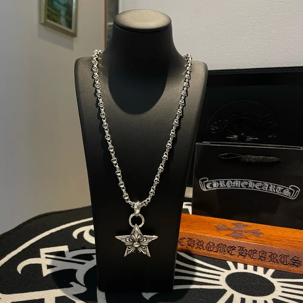 Chrome Hearts skull necklace