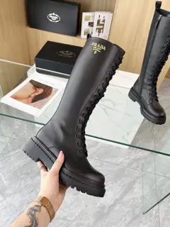 Women’s shoes Sports original PRADA new Prada 2024 autumn and winter catwalk boots Taikoo