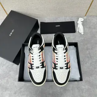 AMIRI couple style street style high version AMIRI bone shoes 20FW RUNWAY SKEL TOP