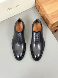 Santoni super soft leather loafers