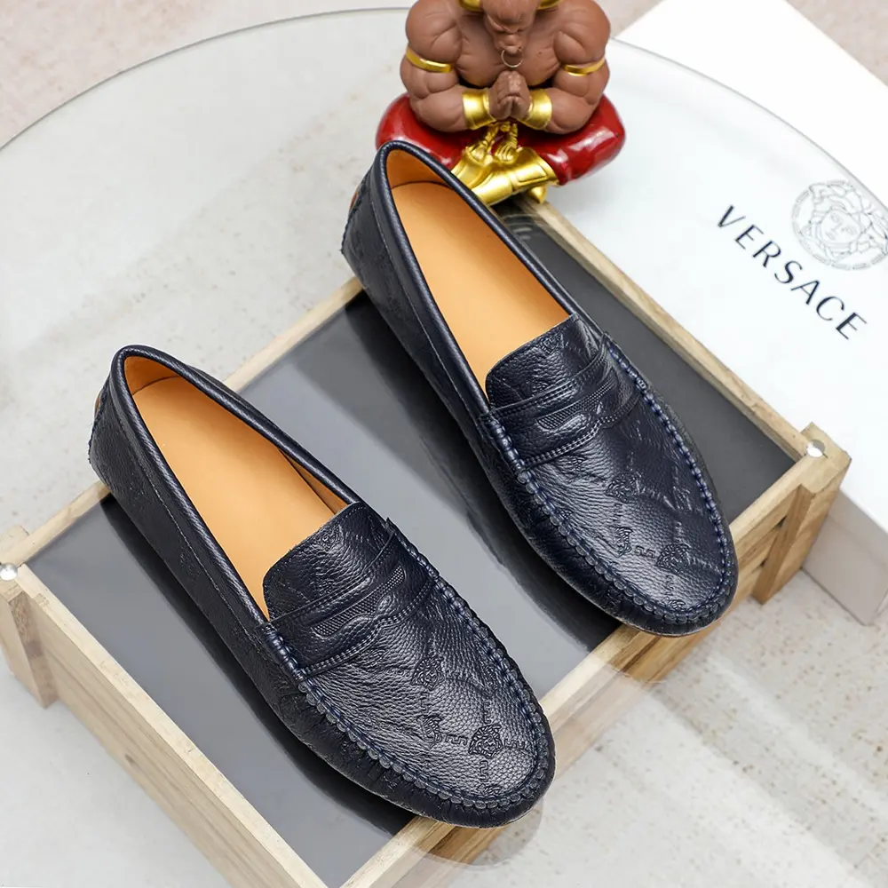 Versace new men’s casual slip-on shoes