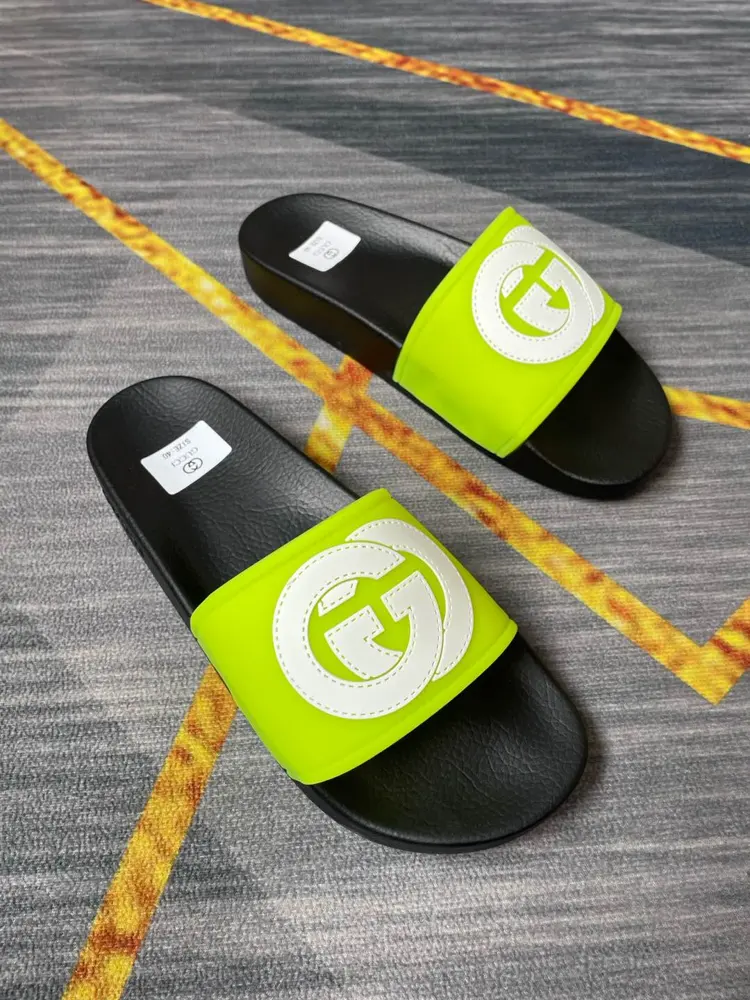 Gucci couple flip flops