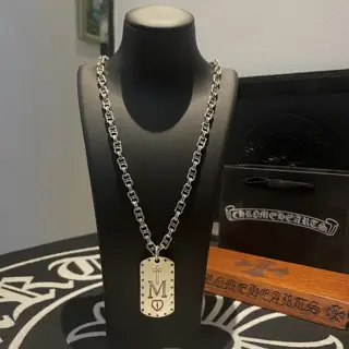 Chrome Hearts letter buckle necklace