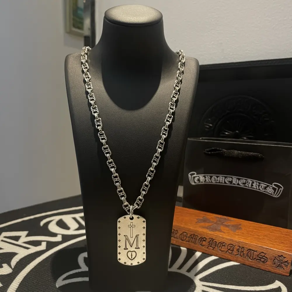 Chrome Hearts letter buckle necklace