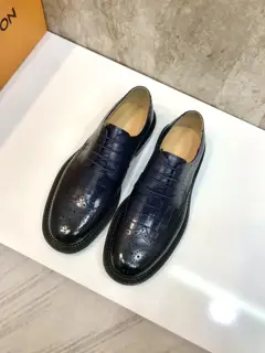 Louis Vuitton men’s fashionable formal leather shoes