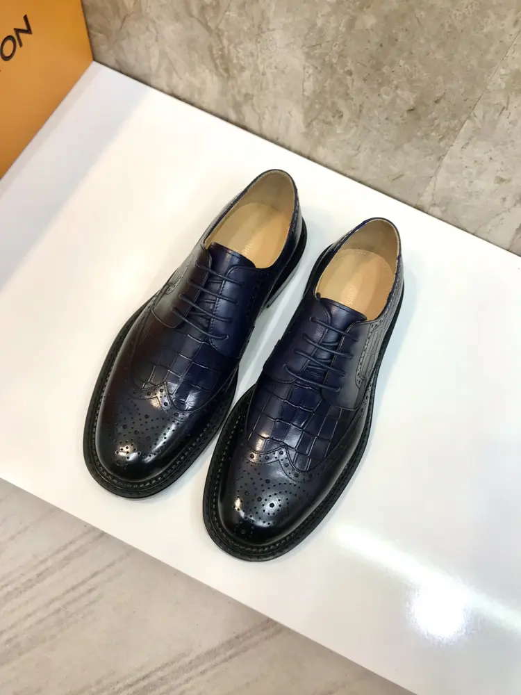Louis Vuitton men’s fashionable formal leather shoes