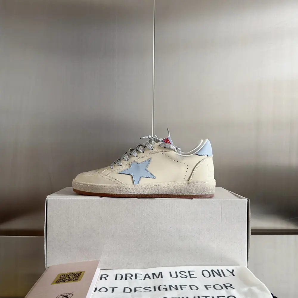 Golden Goose Ball Star series retro distressed thick sole star casual sports shoes