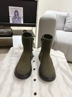 DIOR Autumn and Winter Stretch Fabric Boots