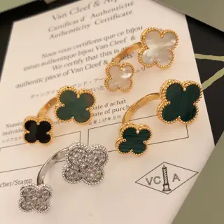 Van Cleef & Arpels Four-leaf Clover Open Ring