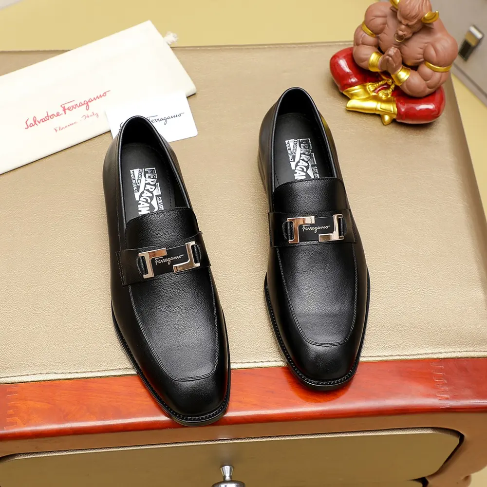 Salvatore Ferragamo men’s business leather shoes