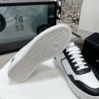 Celine white sports shoes