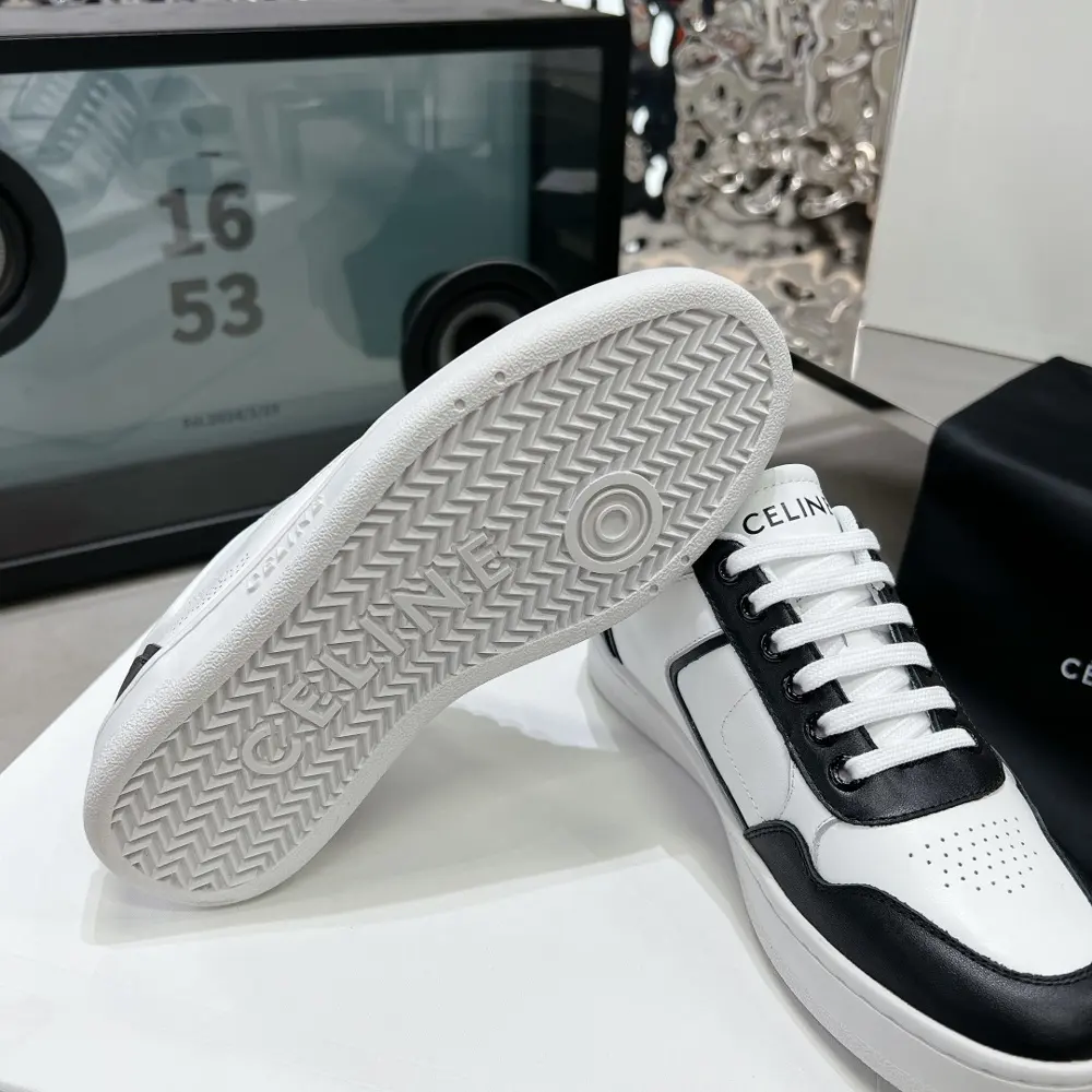 Celine white sports shoes