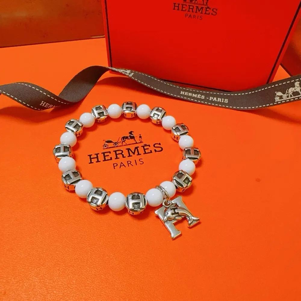 New product launch Hermas bracelet Luxury Hermes bracelet White clam bracelet for men and