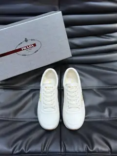 Prada men’s leather sneakers
