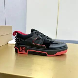 Christian Louboutin ASTROLOUBI unisex thick-soled sneakers with red soles are a perfect