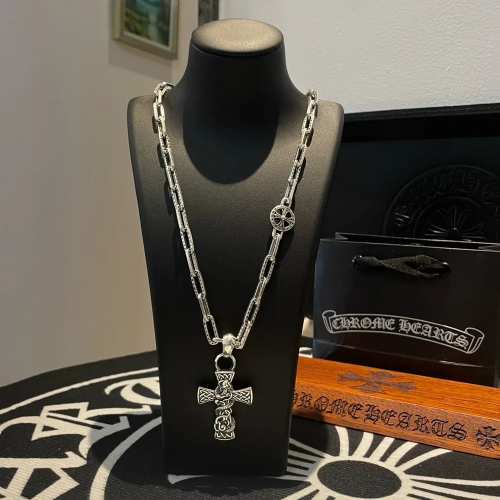 Chrome Hearts classic ring necklace
