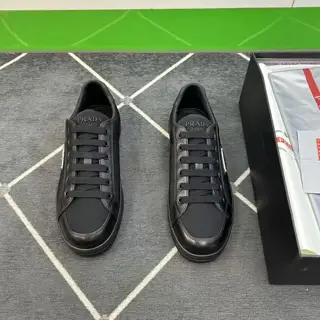 Prada men’s leather sneakers
