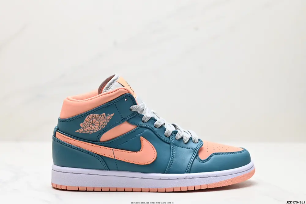 NIKE Air Jordan 1 Retro Mid AJ1 Jordan Generation Mid-top Classic Retro Culture Leisure BQ6472-501