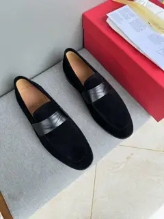 Salvatore Ferragamo casual leather shoes slip-on shoes