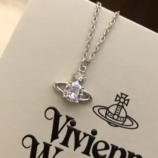Vivienne Westwood stunning white diamond necklace