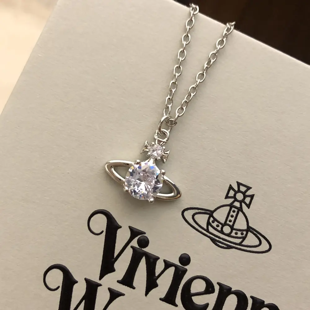 Vivienne Westwood stunning white diamond necklace