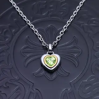 Chrome Hearts Chrome Heart Eternal Heart Love Heart Necklace