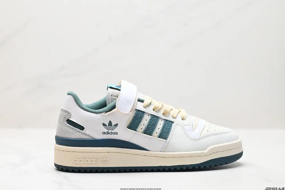 Adidas Forum 84 Low OG “Bright Blue” White and blue low-top versatile trendy casual sports H04903